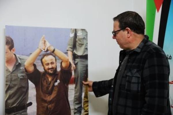 Abdelfatah Doleh, Marwan Barghouti's former cellmate and spokesman for a faction of Fatah, on March 5 in Ramallah.