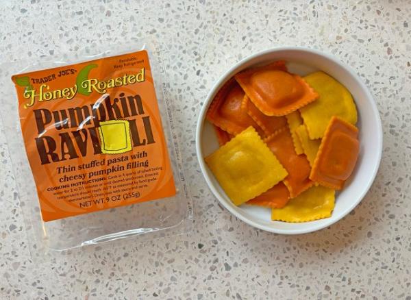 Trader Joe's Ho<em></em>ney Roasted Pumpkin Ravioli