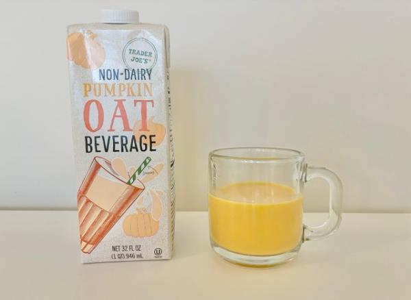 Trader Joe's pumpkin oat milk