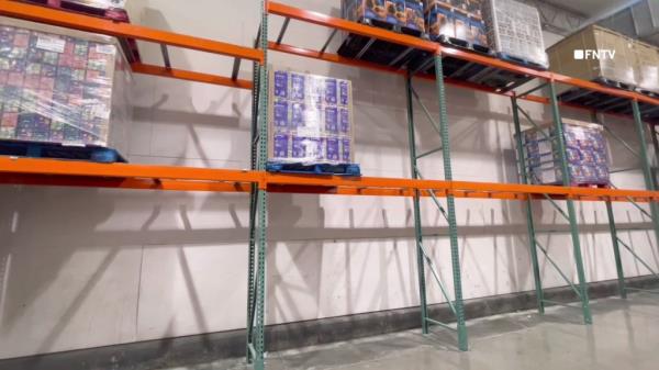 The Costco warehouse in Staten Island had its shelves emptied of toilet paper, tissues and paper towels.