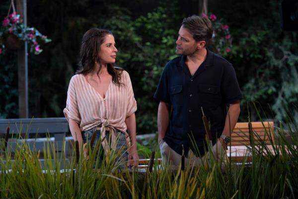 Kelly Mo<em></em>naco and Dominic Zamprogna on the ABC soap "GH."