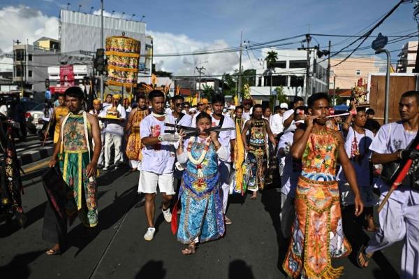 Cleaning ‘sinful’ souls: Blood and blades as Thailand celebrates vegetarian festival